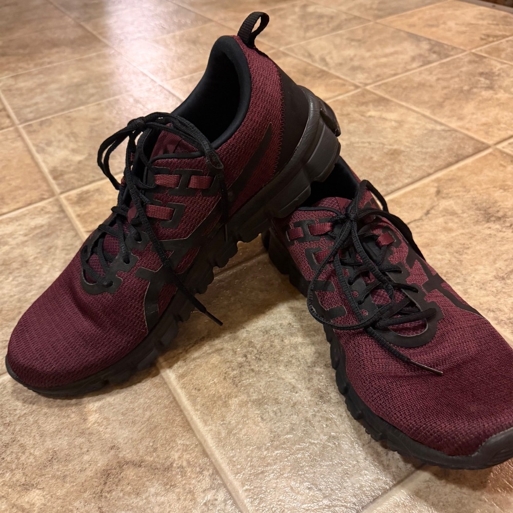 ASICS Gel-Quantum 90 Mens Running Shoes Burgundy Black 1021A123 Size 11